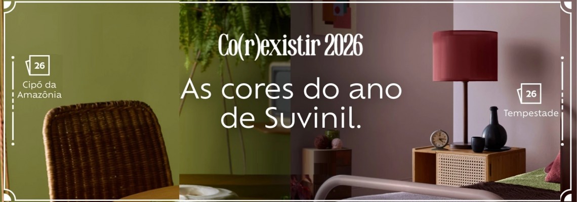 A cor do ano 2026 Suvinil!