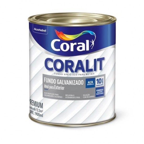 CORAL CORALIT FUN GALVANIZADO BRANCO 900ML