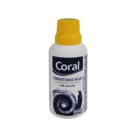 CORAL CORANTE BA AMARELO 50ML
