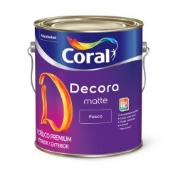 CORAL DECORA MATTE FO ALGODAO CINZENTO 3,6L