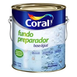 CORAL FUNDO PREP BASE AGUA INCOLOR 3,6L
