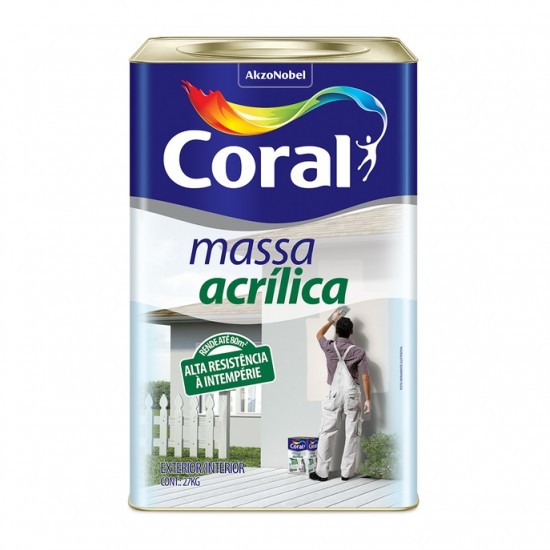CORAL MASSA ACR BRANCO 25KG