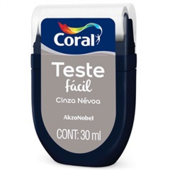 CORAL TESTE FACIL CINZA NEVOA 30ML