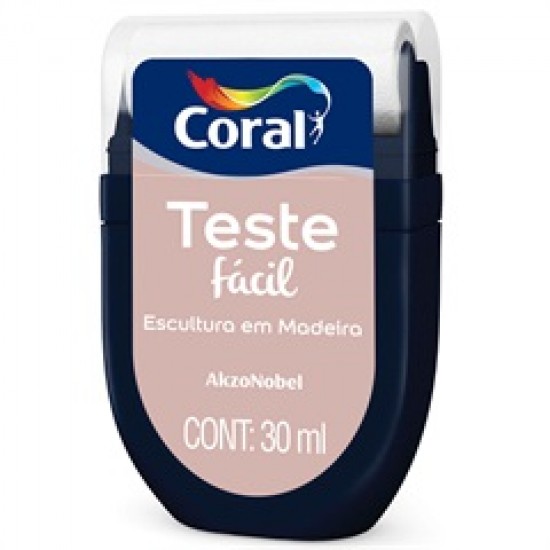 CORAL TESTE FACIL ESCULTURA EM MADEIRA 30ML