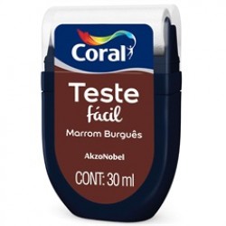 CORAL TESTE FACIL MARROM BURGUES 30ML