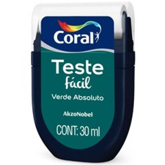CORAL TESTE FACIL VERDE ABSOLUTO 30ML