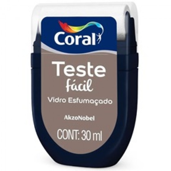 CORAL TESTE FACIL VIDRO ESFUMACADO 30ML
