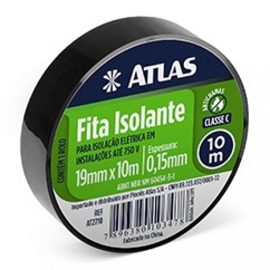 FITA ISOLANTE 19MMx10M ATLAS