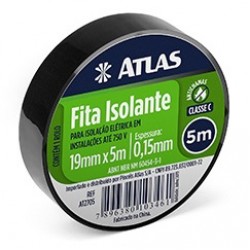 FITA ISOLANTE 19MMx5M ATLAS