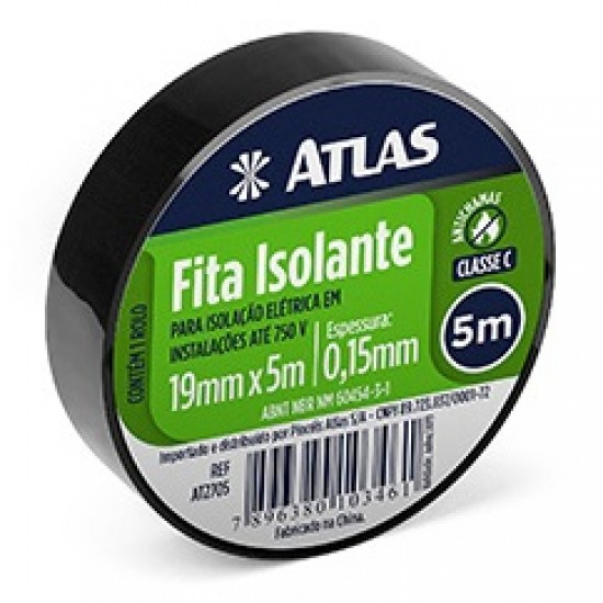 FITA ISOLANTE 19MMx5M ATLAS