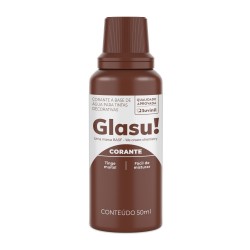 GLASU CORANTE BISNAGA CASTANHO 50ML