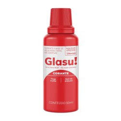 GLASU CORANTE BISNAGA VERMELHO 50ML