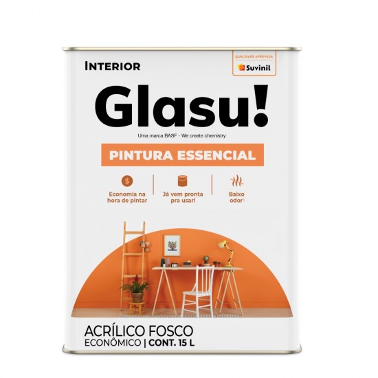 GLASU PINTURA ESSENCIAL FOSCO PALHA 15L