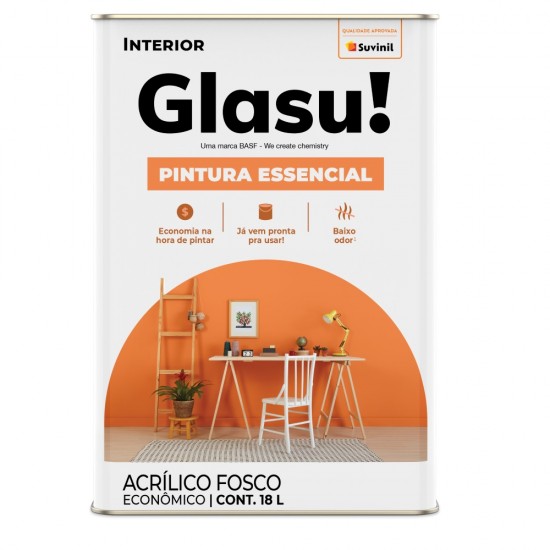 GLASU PINTURA ESSENCIAL FOSCO GELO 18L