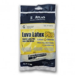 LUVA LATEX G AT1301G ATLAS