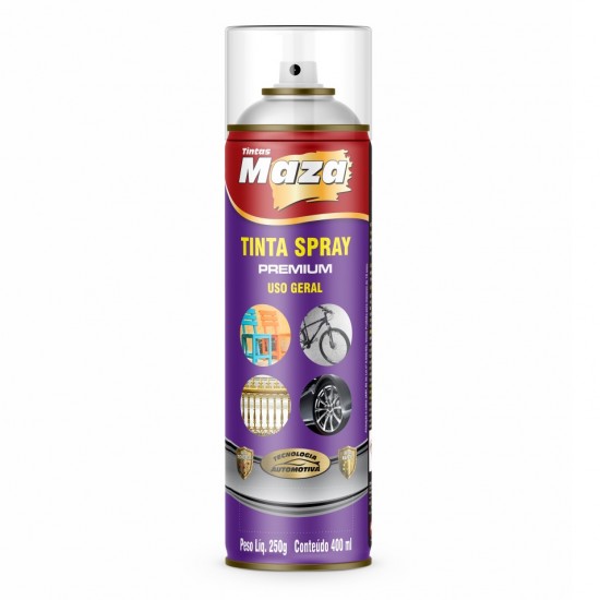 MAZA SPRAY METALICO PRATA 400ML