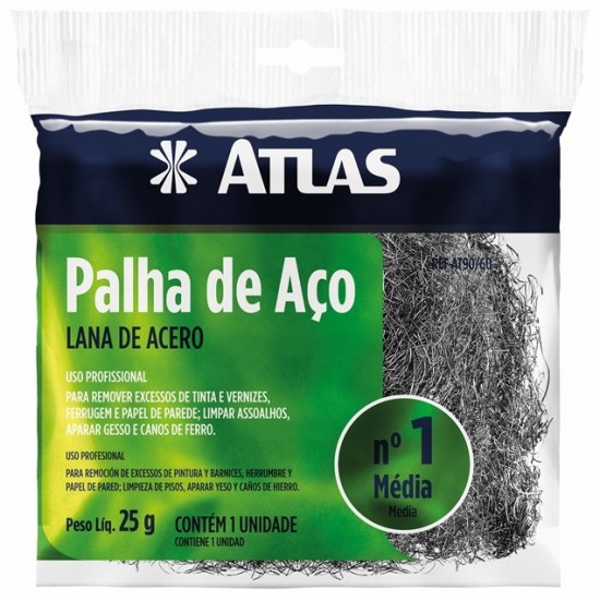 PALHA DE AÇO N.1 AT90/60 ATLAS