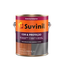 SUVINIL ESMALTE COR E PROTECAO BRILHANTE ALUMINIO 3,6L