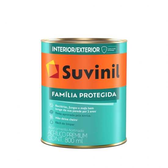SUVINIL FAMILIA PROTEGIDA ACETINADO SELF BASE A2 800ML SUVINIL FAMILIA PROTEGIDA ACETINADO SELF BASE A2 800ML