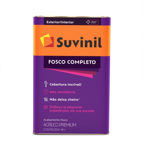 SUVINIL FOSCO COMPLETO ALGODAO EGIPCIO 18L