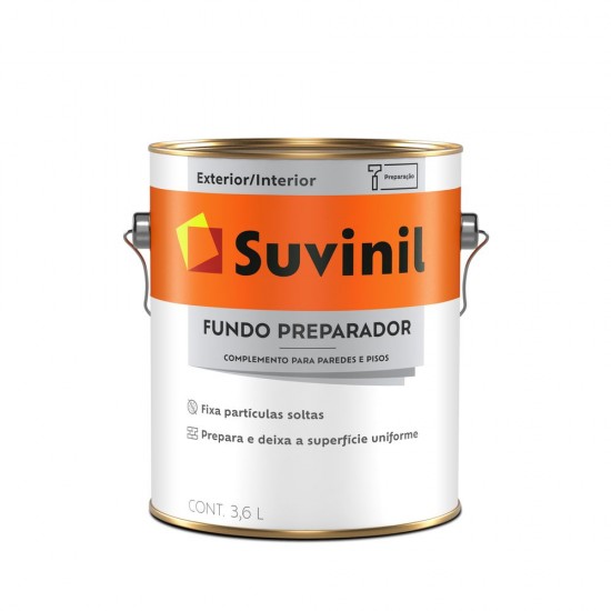 SUVINIL FUNDO PREPARADOR DE PAREDE 3,6L