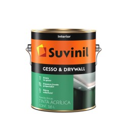 SUVINIL DIRETO GESSO DRYWALL FOSCO BRANCO 3,6L