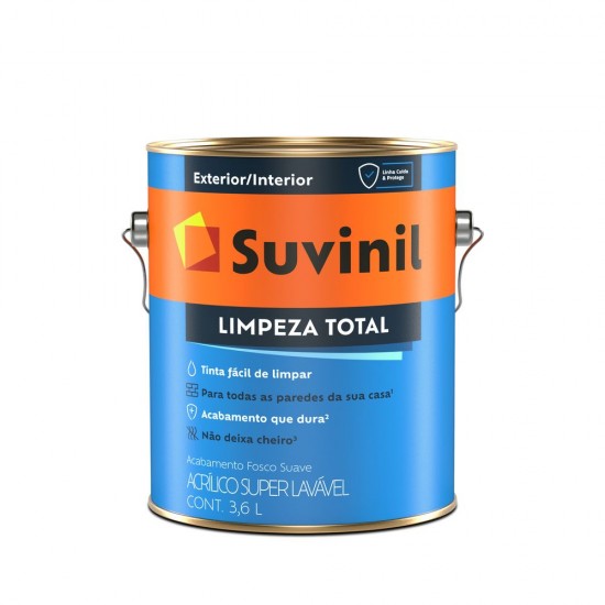 SUVINIL LIMPEZA TOTAL FOSCO SUAVE BRANCO 3,6L