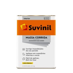 SUVINIL MASSA CORRIDA PVA BRANCO 25KG