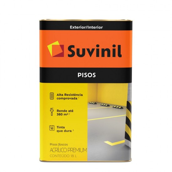 SUVINIL PISO FOSCO CINZA ESCURO 18L