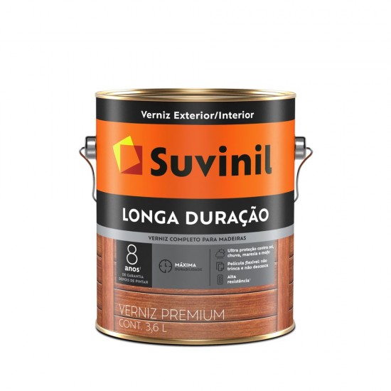 SUVINIL VERNIZ LONGA DURACAO BRILHANTE NATURAL 3,6L