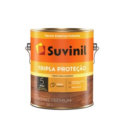 SUVINIL VERNIZ TRIPLA PROTECAO BRILHANTE CANELA 3,6L
